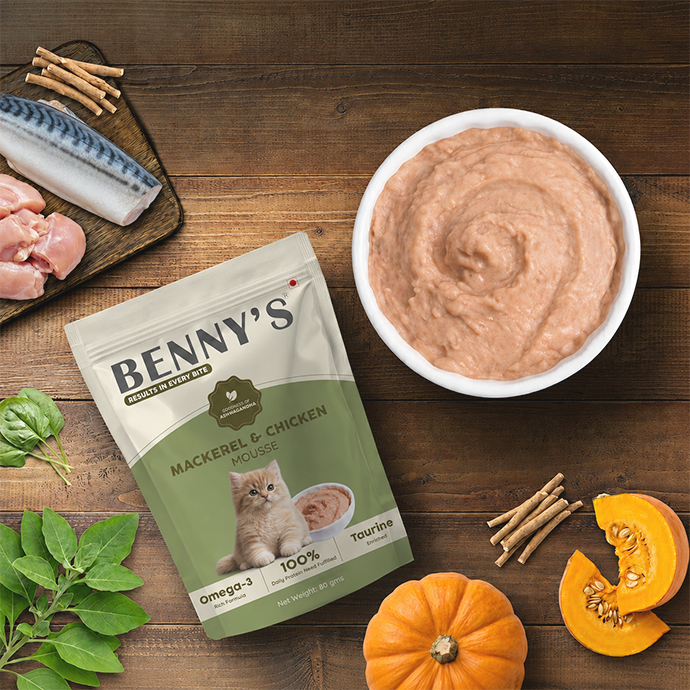 Mackerel Fish & Chicken Mousse Wet Cat Food – 80g