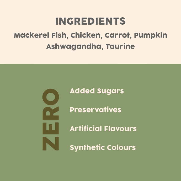 Mackerel Fish & Chicken Mousse Wet Cat Food – 80g