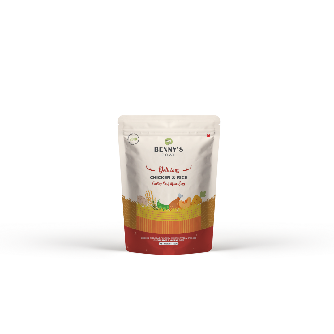 Benny's Bowl Fresh Dog Food | Chicken & Rice – Benny’s Bowl