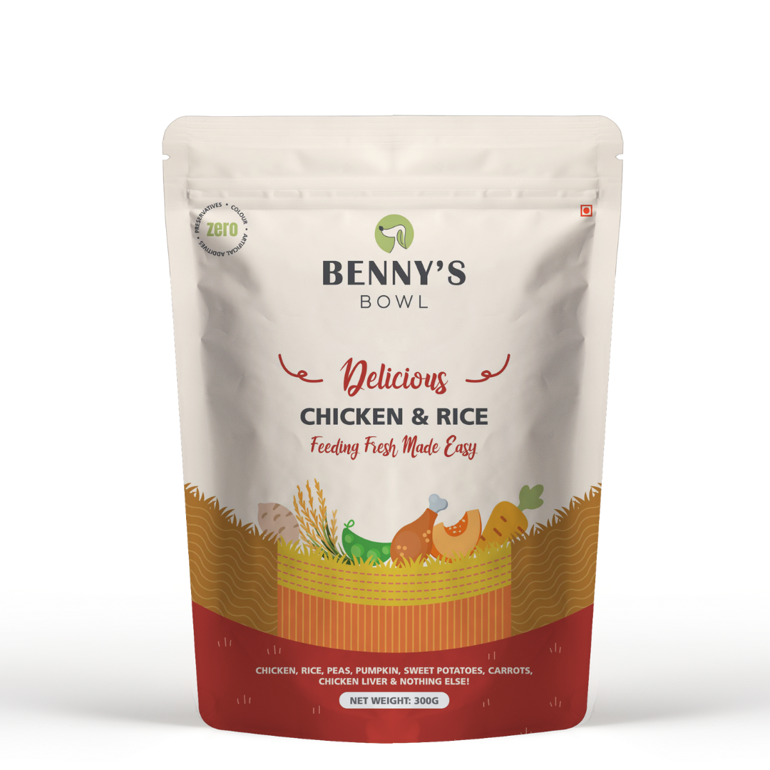 Benny's Bowl Fresh Dog Food | Chicken & Rice – Benny’s Bowl