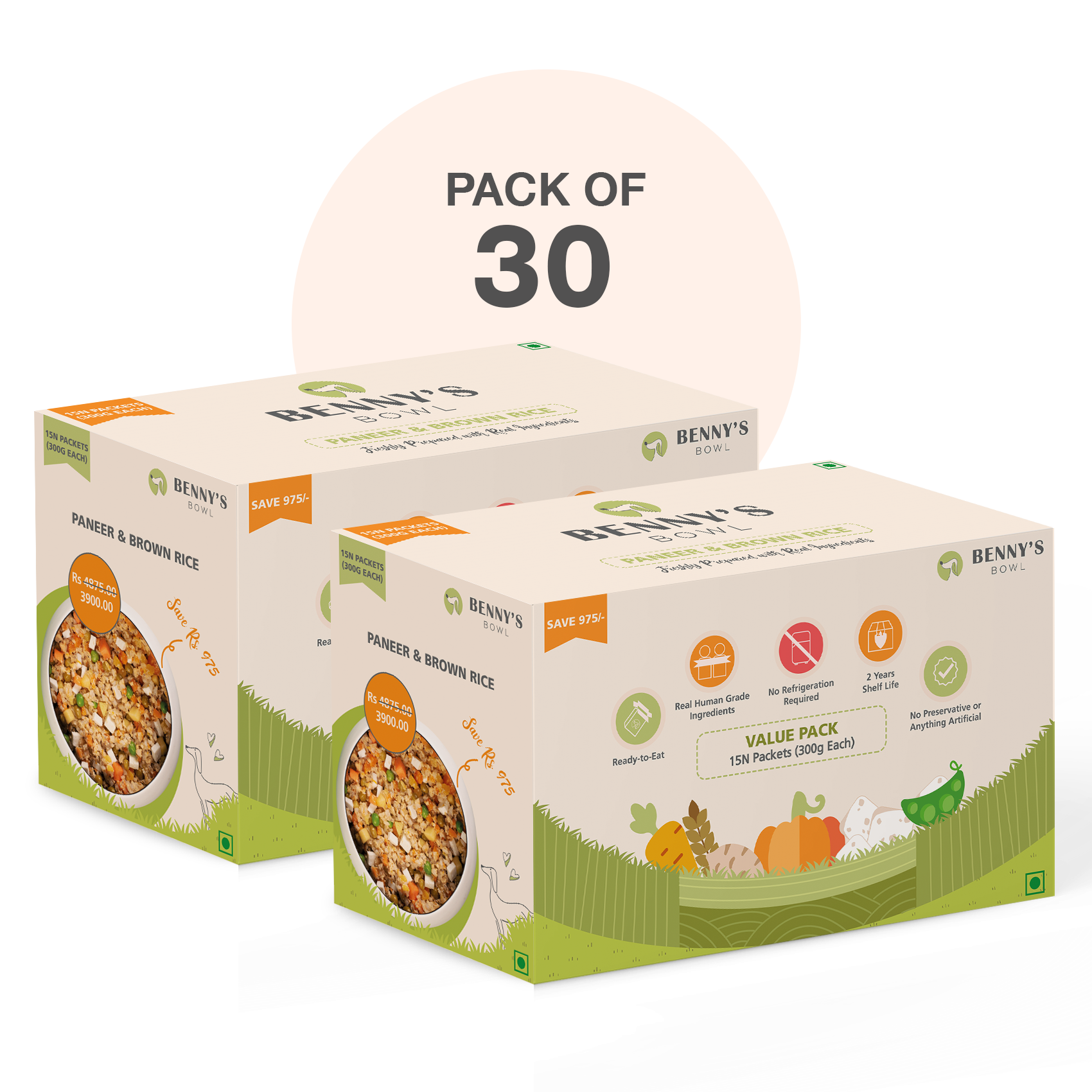 Paneer_15_Pack_of_30 - Benny’s Bowl