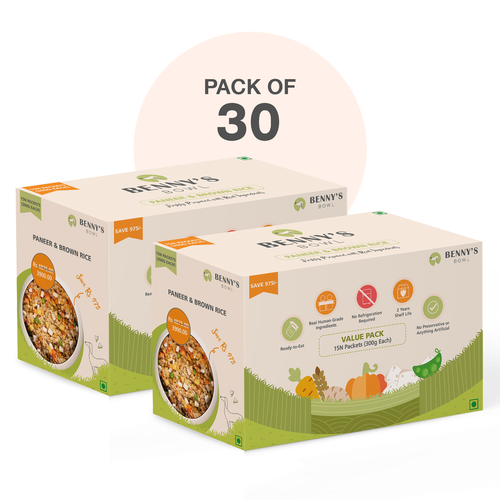 Benny's Bowl Paneer & Brown Rice Homemade Dog food – Benny’s Bowl